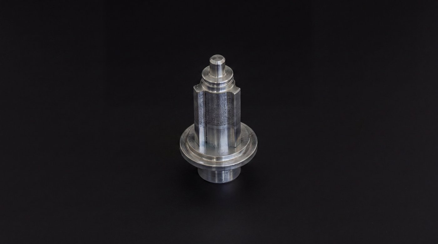 Tornalanmış hassas metal mil