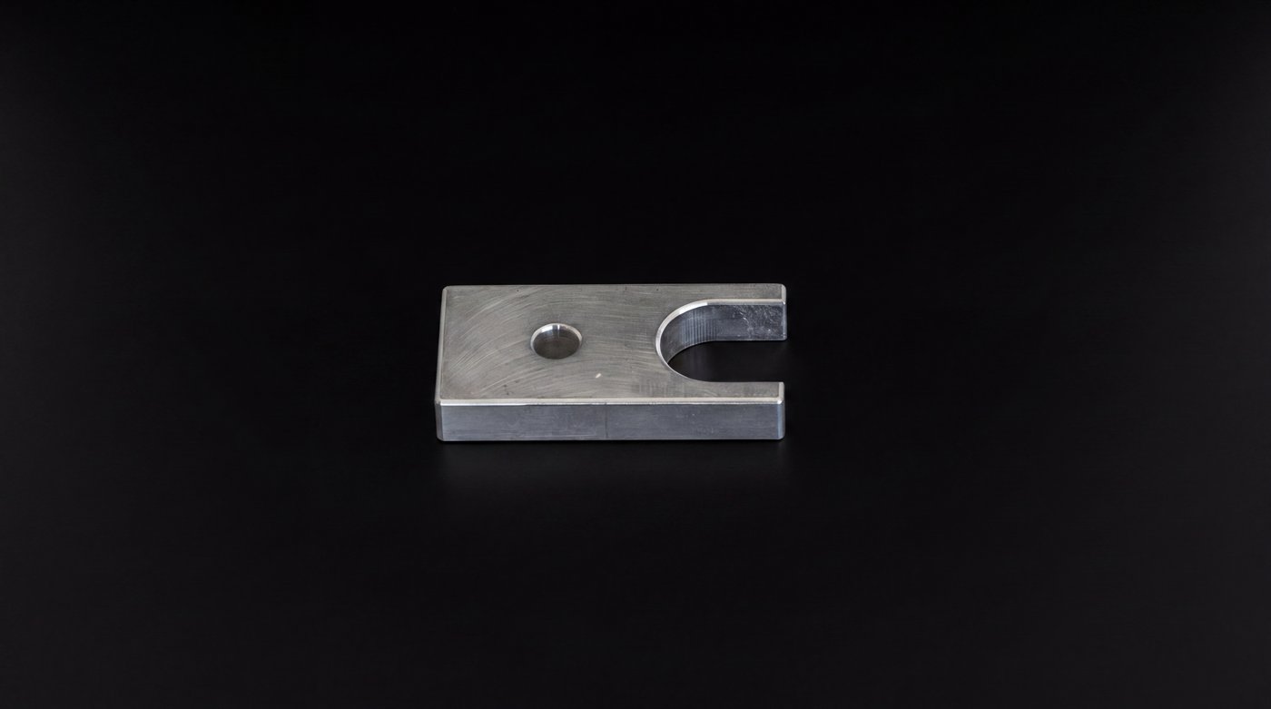 Kanal işlenmiş metal parça