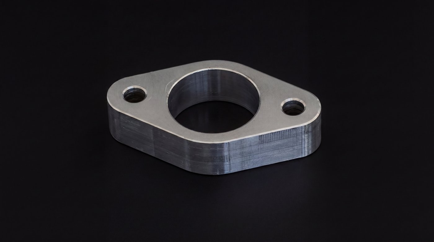İşlenmiş metal flanş parçası